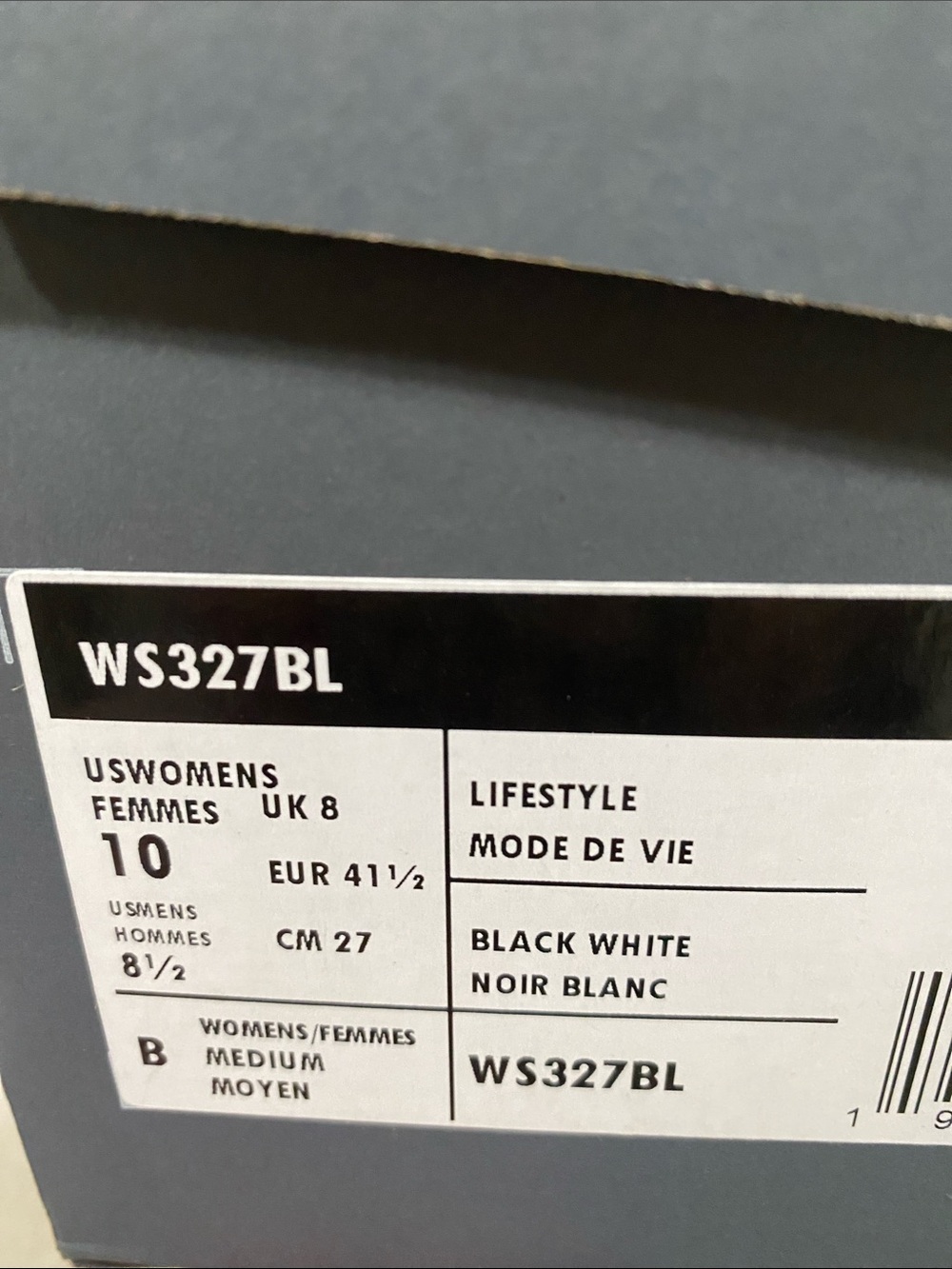 NIB new balance 327 sneakers womens 10 - Picture 3 of 9
